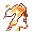 Ponyta, Back, in Yellow