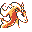 Rapidash, Back, in Yellow