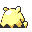 Drowzee, Back, in Yellow