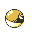 Voltorb, Back, in Yellow