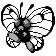 Butterfree, Game Boy, in Yellow