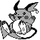 Raichu, Game Boy, in Yellow