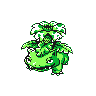 Venusaur, Front, in Yellow