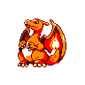 Charizard, Front, in Yellow