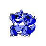 Nidoqueen, Front, in Yellow