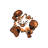 Primeape, Front, in Yellow