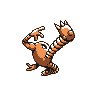 Hitmonlee, Front, in Yellow