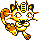 Meowth, Game Boy Color, in Yellow