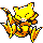 Abra, Game Boy Color, in Yellow