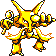 Alakazam, Game Boy Color, in Yellow